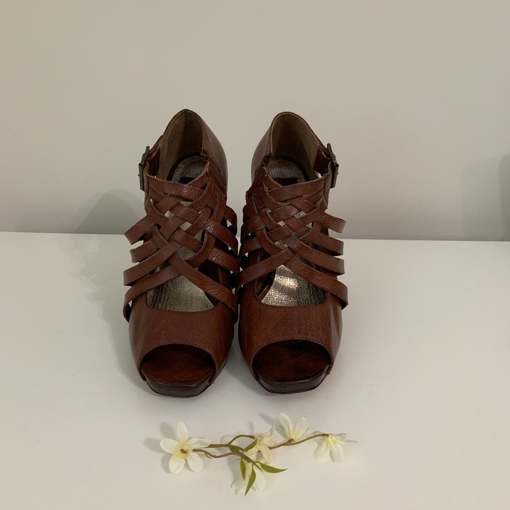 Dolce Vita Women´s Leather Heels Shoes, Size 8 - Picture 2 of 12